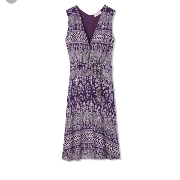 Tory Burch Rochelle Wrap Dress - Amethyst - Picture 3 of 8